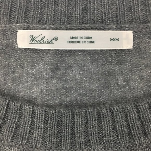 Woolrich Winking Owl Wool Blend Sweater - Size M - Picture 5 of 7